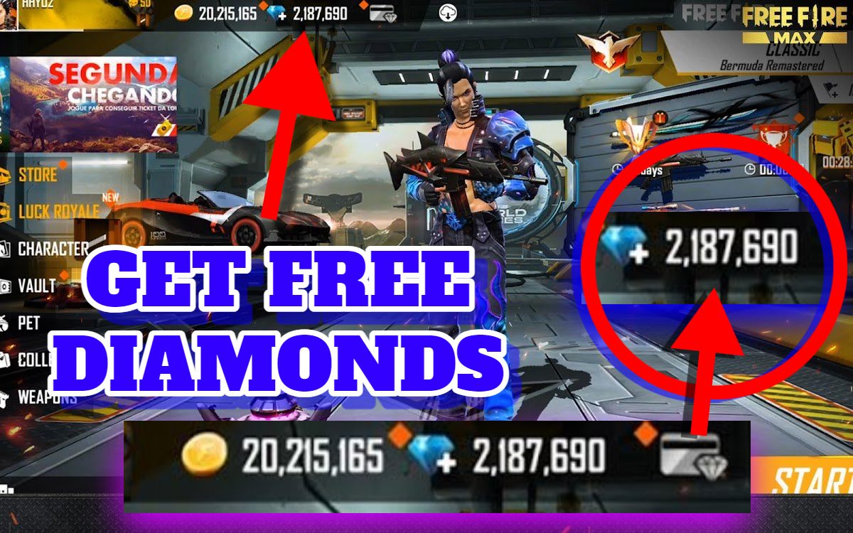 Free Fire Diamond Hack 99,999 | FREE FIRE Redeem Code