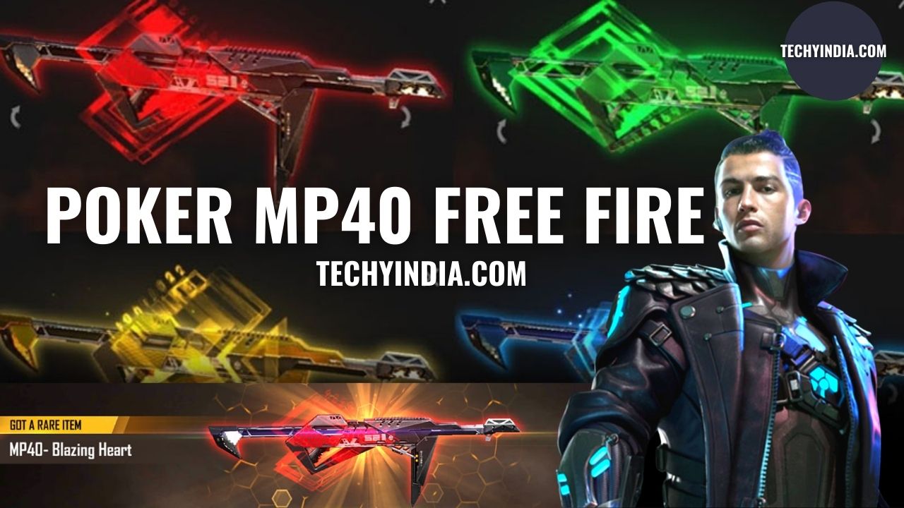 Poker MP40 free fire - How To Get Poker MP40 Skin Easily - Poker mp40 redeem code
