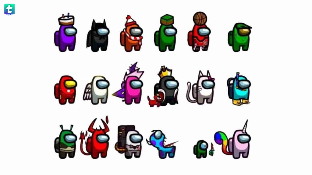 EVERY AMONG US CHARACTER