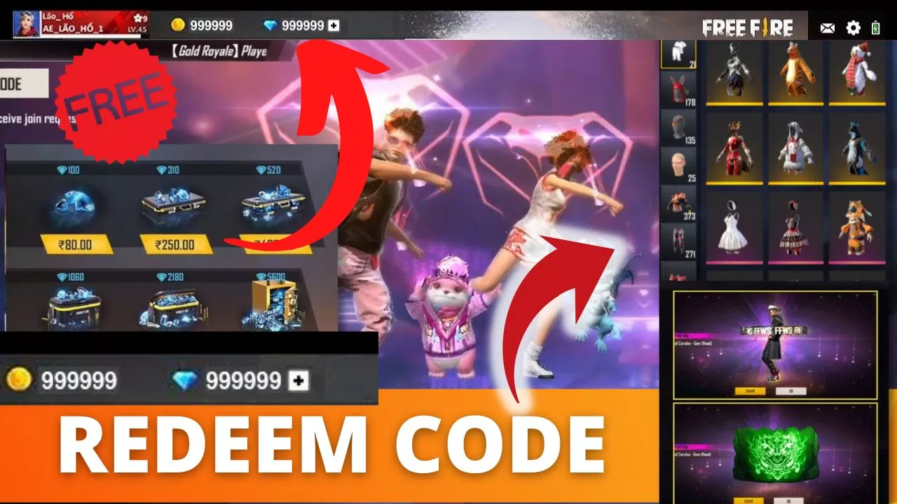 Free Fire Redeem Code Website: Check the step-by-step process to redeem the codes successfully, More Details