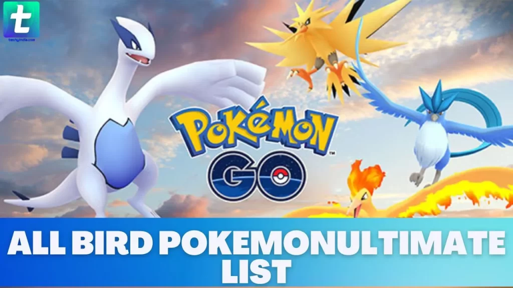 All Bird Pokemon Ultimate List (2022)