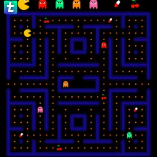 PLAY ONLINE GAME PACMAN 30TH ANNIVERSARY IN GOOGLE BROWSER