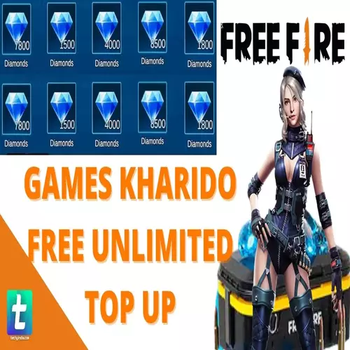 Games Kharido Free Fire Diamonds Unlimited Topup for free (100% guarantee) in 2022