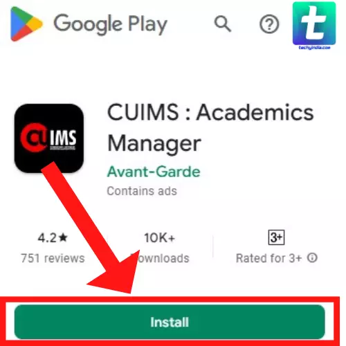 Process To Download CUIMS Mobile App